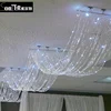 cheap handmade crystal plastic beaded string fly curtains for doors