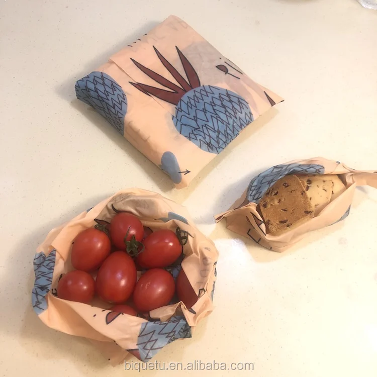 
Wholesale Washable Natural Environmentally Friendly Reusable Beeswax Fresh Cloth 