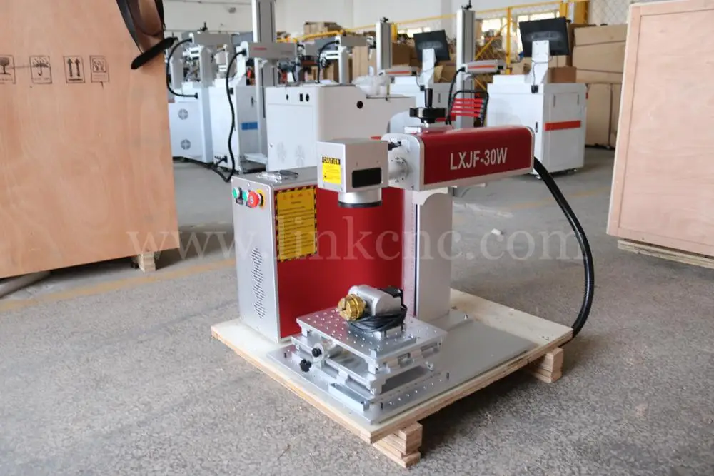 Imported high quality mini cnc fiber laser marking machine in jinan