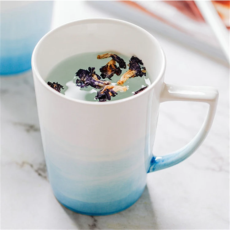 porcelain cup tea coffee home kitchen ceramic soup mug with lid for sale