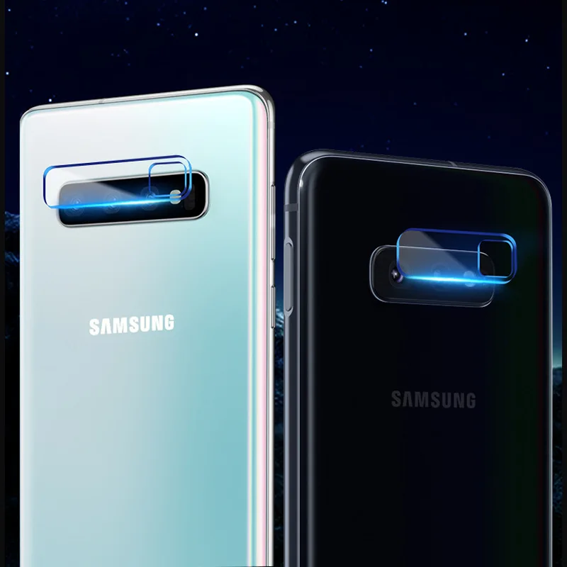 

OTAO For Samsung S10 Camera Lens Tempered Glass Transparent Full Cover Mobile Phone Lens Screen Protector For iPhone X