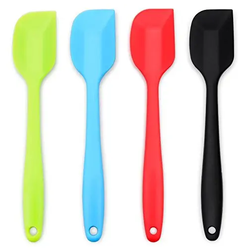 

4-piece Set Non-stick Rubber Spatulas with Stainless Steel Core Silicone Spatula Heat-Resistant Spatulas Silicone Baking Spatula, Customer request