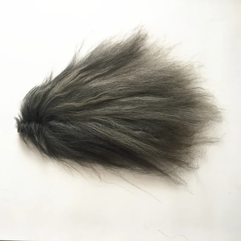 Wholesale And Retail Chinese Natural Gray Color Yak Tail Hair Length 50 ...