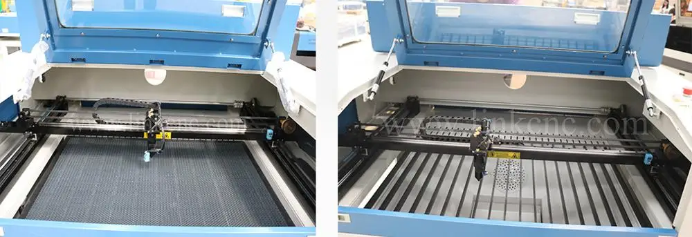 Laser machine for Textile Fabrics Hollowing&Cutting in LINK-9060-co2-60w