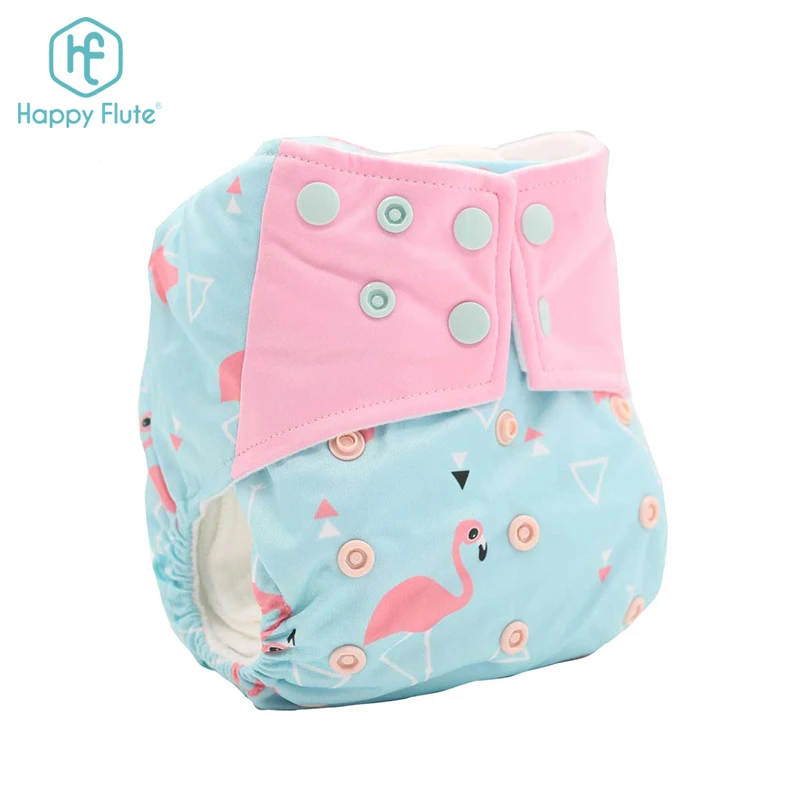 

happy flute diapers custom cloth nappy baby new design elastic ear pocket diaper, Colorful