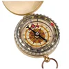 High quality pocket brass golden compass