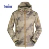 Waterproof AU Camo Hoodie Army Uniform Hunting Soft Shell Jacket Waterproof Shark Skin Jacket