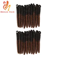 

Alibaba good supplier crochet synthetic hair ombre spiral Afro kinky curly braiding hair