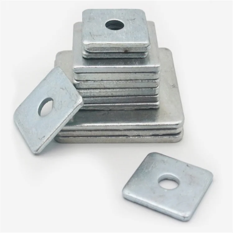 M8 M10 M12 M14 M16 Galvanized Square Gasket Wall Square Flat Washer