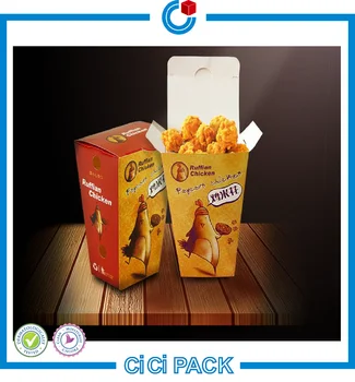 2016 Hot Sale Custom Logo Popcorn Chicken Box Paper Wholesale View Popcorn Chicken Box Paper Cici Product Details From Cici Pack Guangzhou Co Ltd