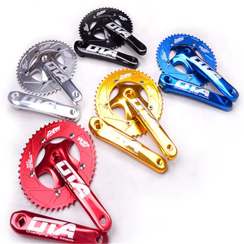 

Dropshipping 2019 Fixie Bike Components CNC Crank Chainwheel 48T Track Cycle Parts Fixed Gear Bicycle Fixie Bicycle Crankset, Customer's request