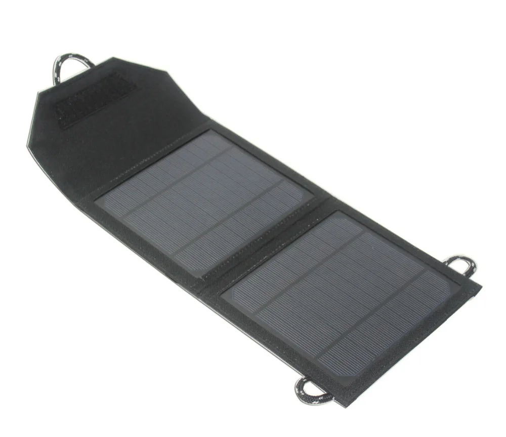 New Product 7W Foldable High Efficiency Solar Panel Charger handy power charger for mobile phone