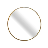 

Magi Hot selling modern wall mounted frame round mirror decoration mirror bathroom large metal wall mirror