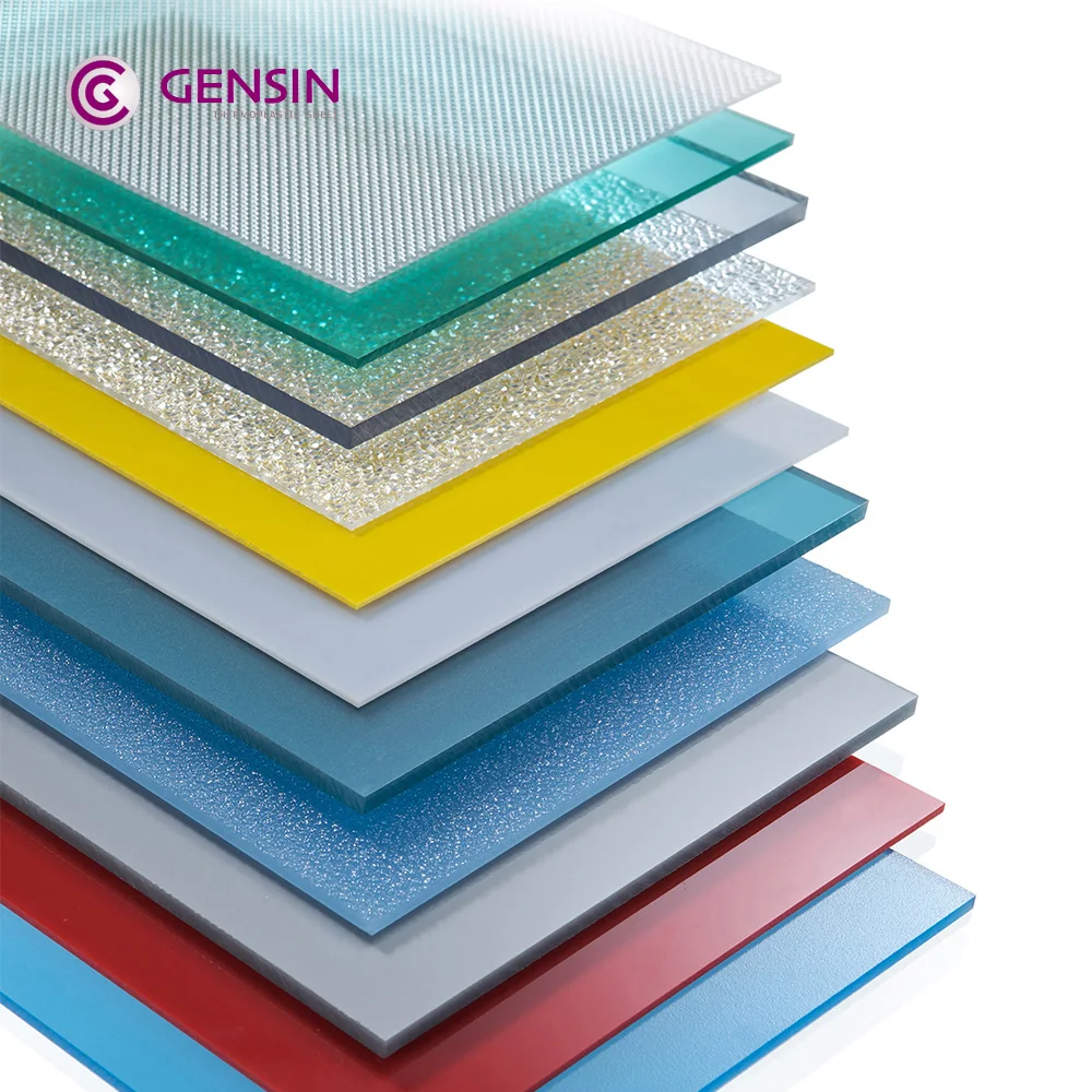 
Gensin 10-year quality guarantee 100% virgin Sabic polycarbonate sheet for sound barrier 