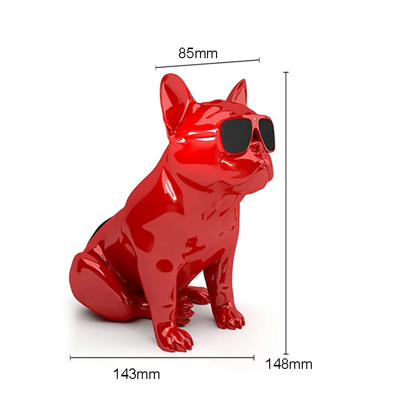 Mini Portable Bass AeroBull dog Bluetooth Speaker Wireless Fullbody Dog Speaker Touch Control Subwoofer Speaker - ANKUX.COM