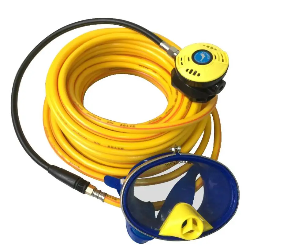 2018 new product scuba diving equipment respirator diving mirror and hose for hookah diving