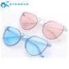 Mazzucchelli Transparent Acetate Cat 3 Metal Bridge Fashion Women 2017 China Manufacturer High End Sunglasses