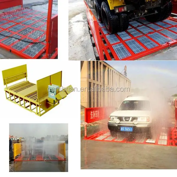 Automatic 55000w Truck Wheel Washing Systems With Red Color Or