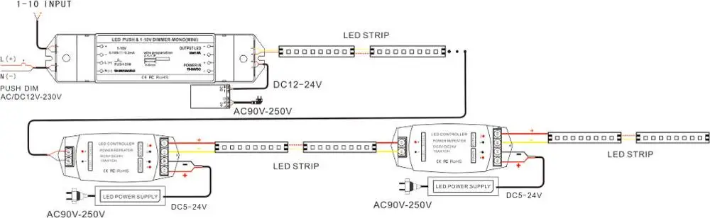 Led dimmer smart d3 dim схема подключения