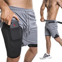 

men nylon gym athletic shorts man training custom gym shorts