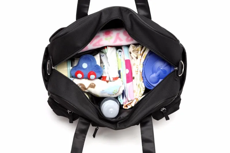 CB133-B BLACK Colorland New Fashion Daddy Travel Bag Duffle Bag Baby Diaper Bag Men's Luggage Shoulder Bag (13)