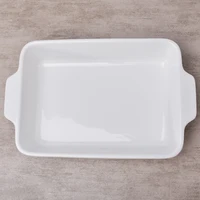 

Blank white ceramic stoneware bakeware set / bake king nordic ware bakeware with handle