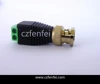 Male BNC to terminal block ,green connector