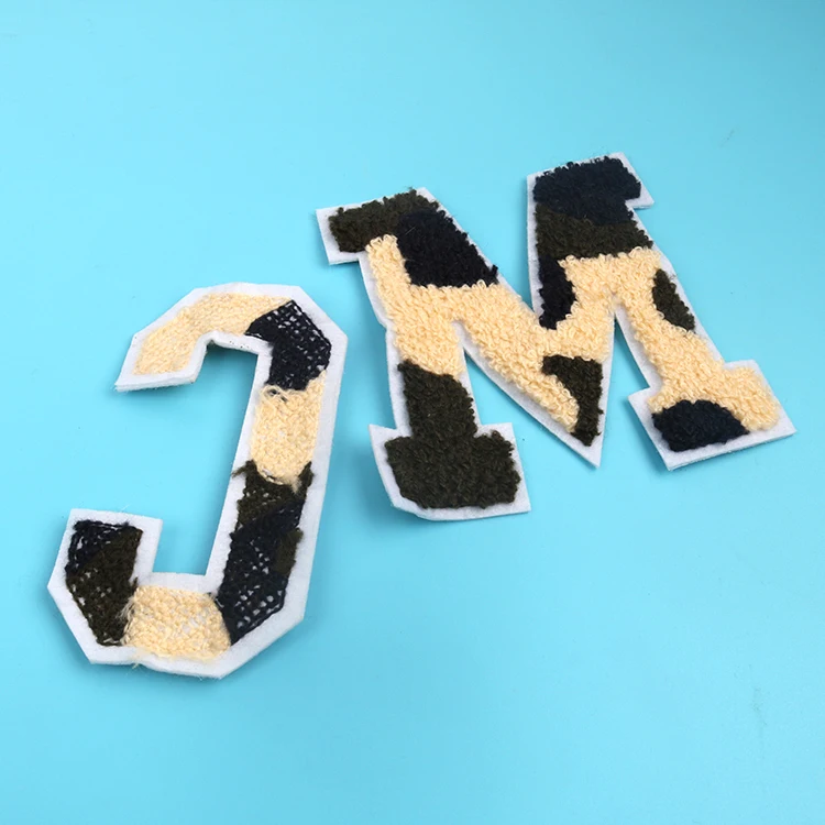 Alphabet Design Custom Fashionable Camouflage Pattern Colorful Single