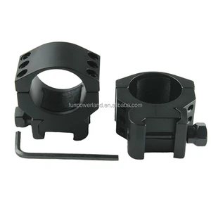 Funpowerland Low Profile Weaver Picatinny Scope Mount 30mm Ring Mount Six Bolts