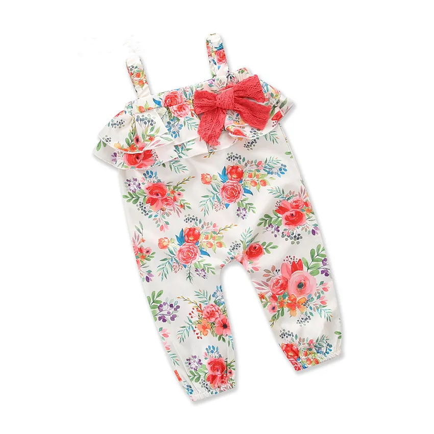 floral baby jumpsuit