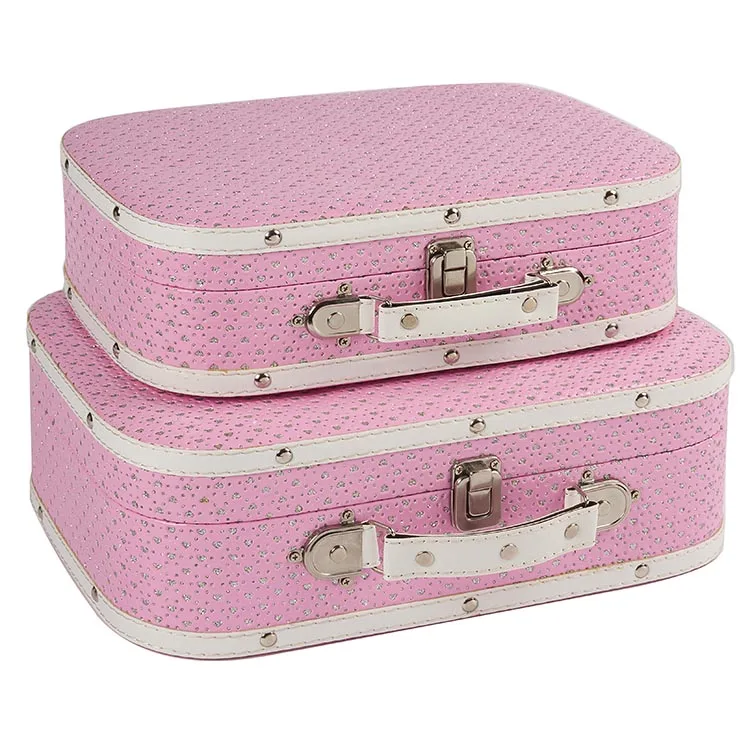 Custom Leather Pink Retro Vintage Suitcase Gift Box With Handle View   HTB1lYFfSFXXXXcVaXXXq6xXFXXXo 