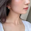 Love Moon Star Stud Earrings S925 Sterling Silver Jewelry For Women Girl