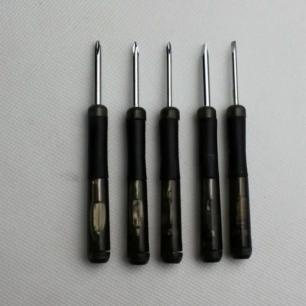 5piece Rubber Tipped Screwdrivers With Oval Head S,Custom Special Bits