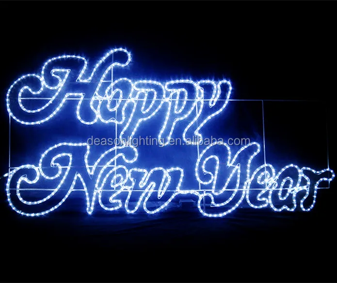 Happy New Year Led Signs - Buy Led Light Happy New Year Sign,Outdoor