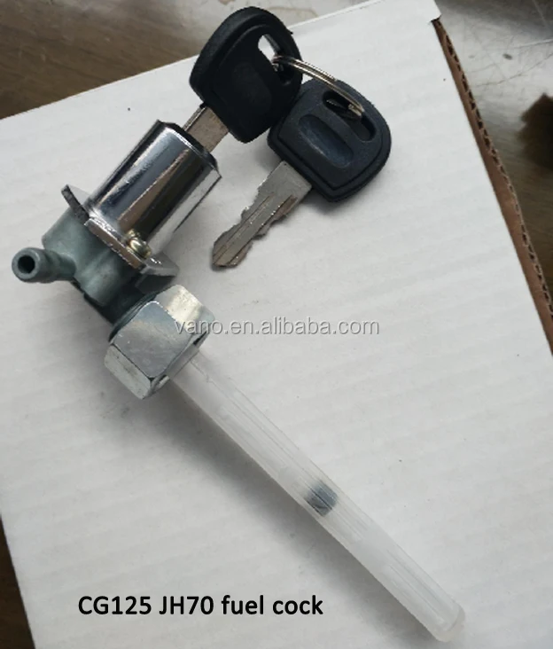 JH70 CG125 motorcycle fuel cock with key for Pakistan market