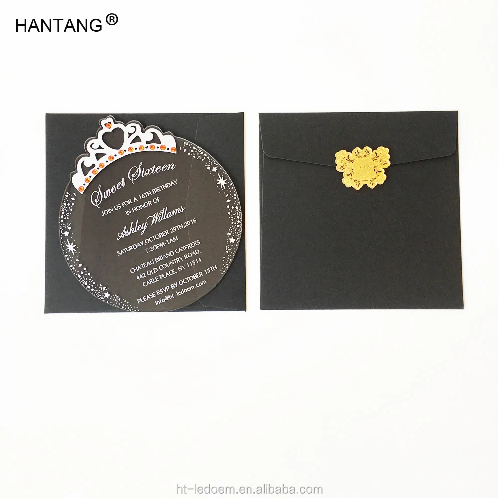 Carte D Invitation Japonaise Personnalisee En Acrylique Clair En Forme De Couronne De Princesse 150x170mm Carton D Invitation Pour Anniversaire Douce Buy Carte D Invitation D Anniversaire Carte D Invitation D Anniversaire Acrylique Carte D Invitation