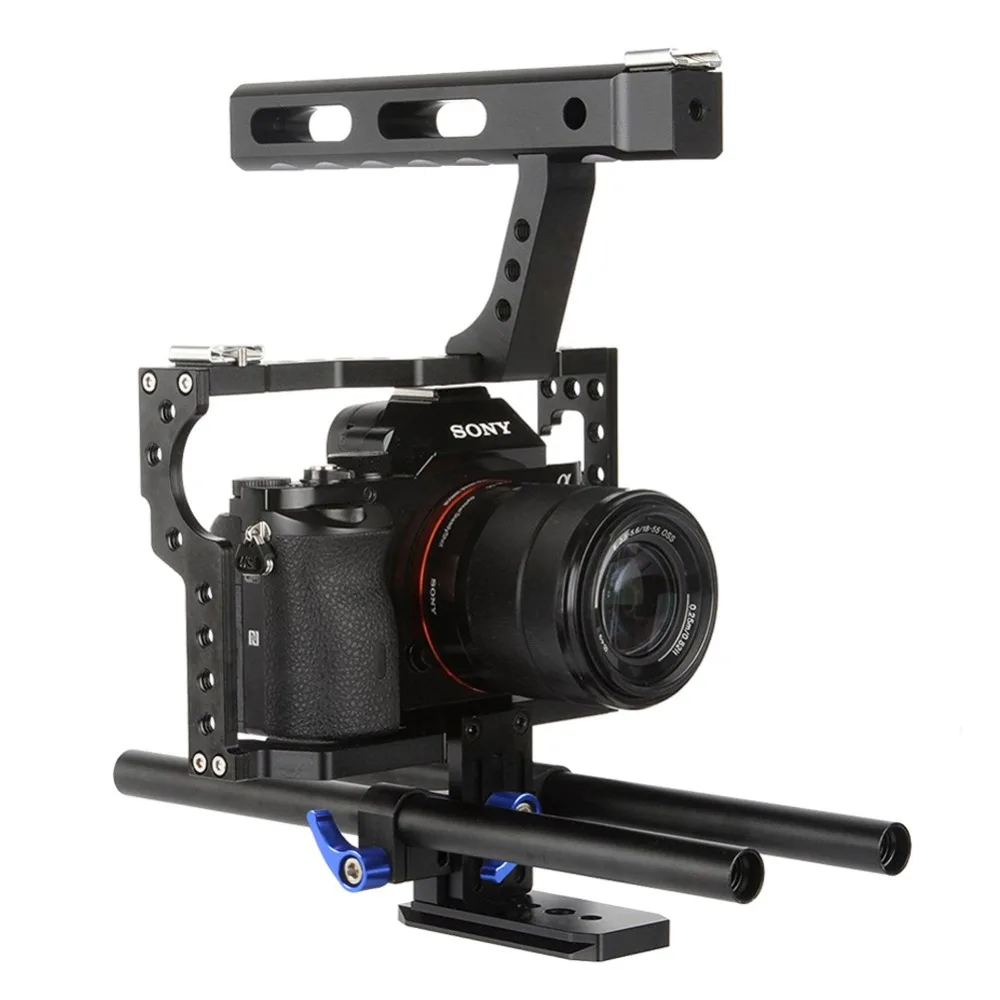 

Professional High quality Aluminum alloy mount camera cage set for Sony A7, Black