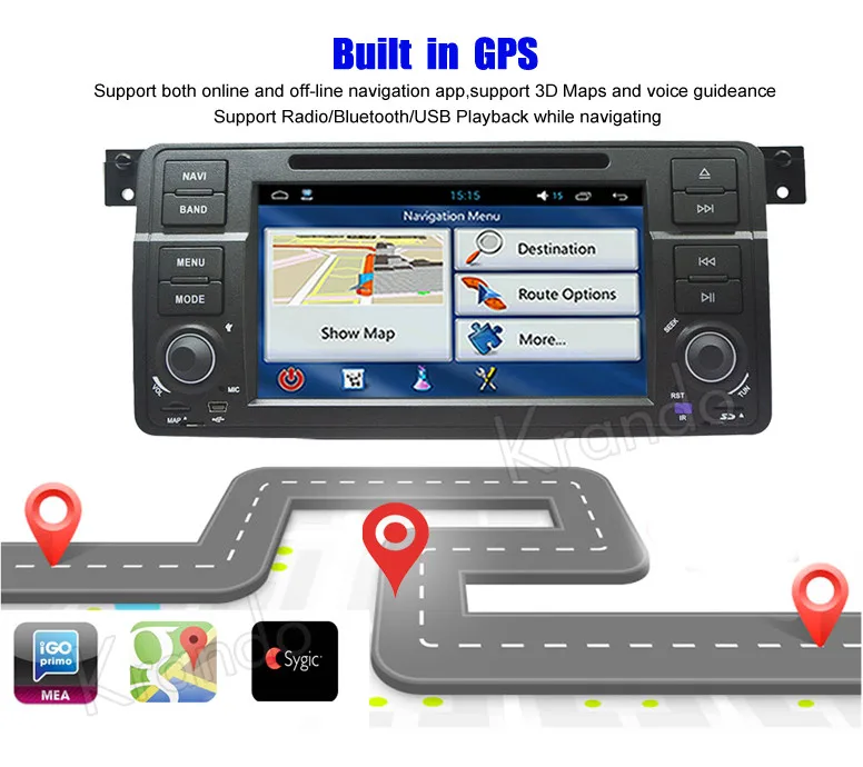 android navigation for bmw e46