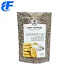 Stand up ziplock pouch aluminum foil packaging for granola/cookies/food/snack doy pack bags