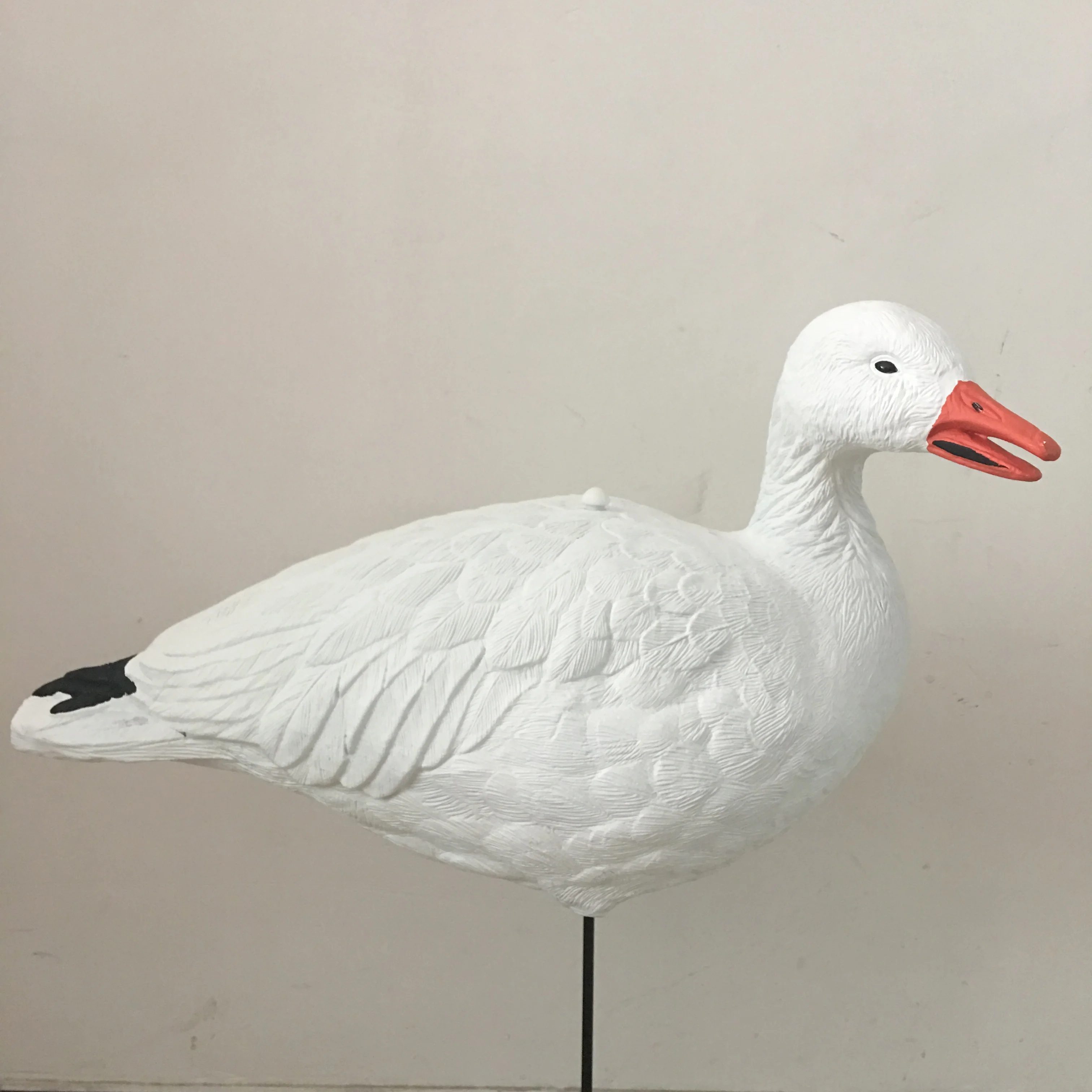 
Rubber foldable packing snow goose decoy 