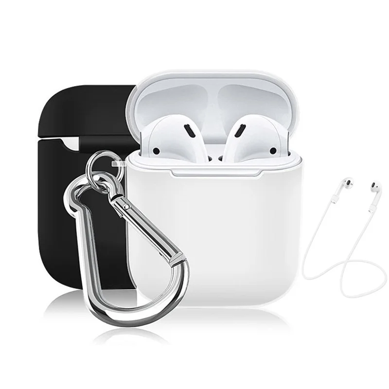 

Licheers Free shipping Dust proof case earphone Shockproof Earphones Silicone Case Silicone Protective Cover for Apple Airpods, N/a