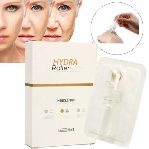 

Skin Improve micro Hydra 64 needles Titanium Hydra roller Hydra nano needles, Gold + transparent