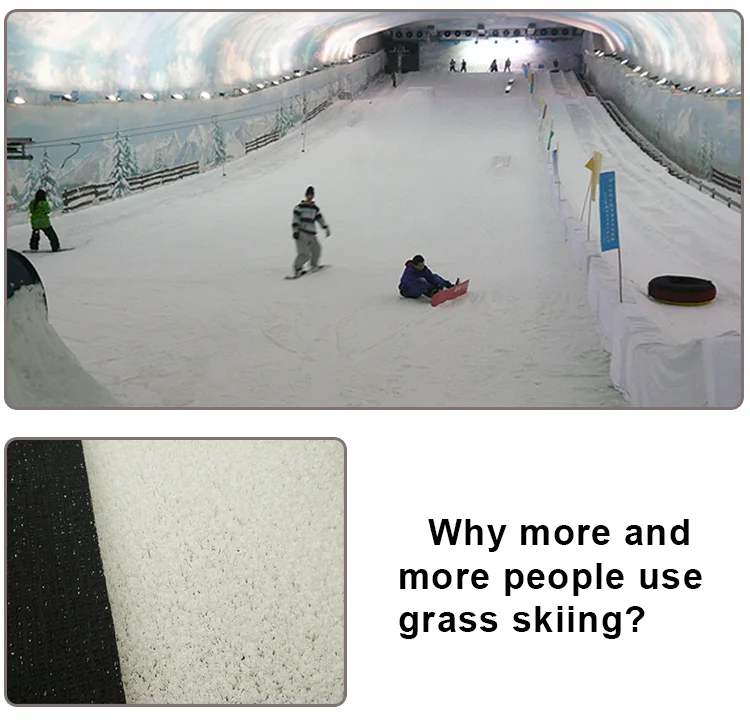 White Ski Surface Artificial Grass For Garden Buy Artificial Grass