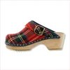 Top quality white leather clogs
