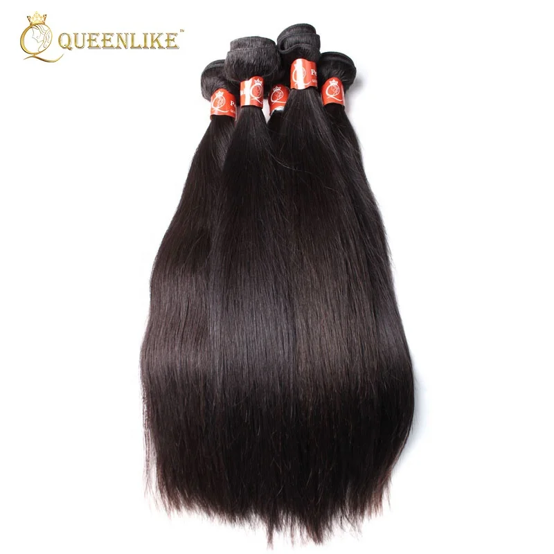 

raw human virgin cuticle aligned brazilian straight hair bundle, Natural color or as your request