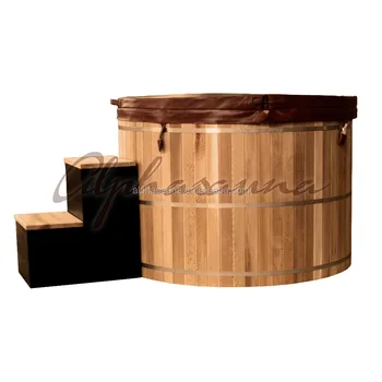 Giapponese elettrico vasca idromassaggio allaperto red cedar barile ... Sauna e idromassaggio