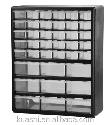 
home and garden plastic transparent storage box Finishing Box with drawers 