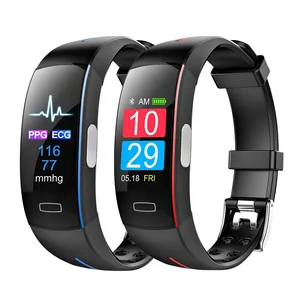 P3 Plus Smart Bracelet PPG ECG Heart Rate & Blood Pressure Monitor