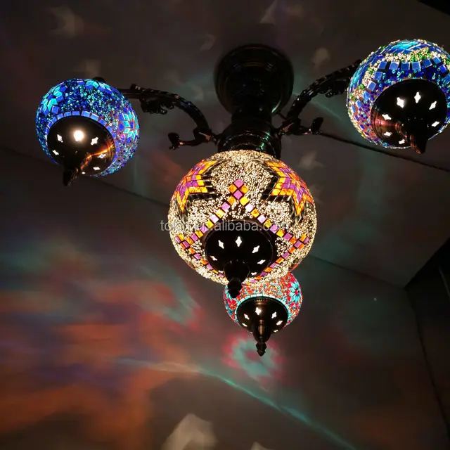 China Handmade Glass Chandelier S Find 2017 Newdesign Glass Material Handmade Mosaic Art Turkish Style Hanging Lamps Made In China Chandelier