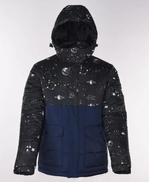 2018 Fashional Printing Mens and Ladies Windproof Waterproof Padded Winter Coat